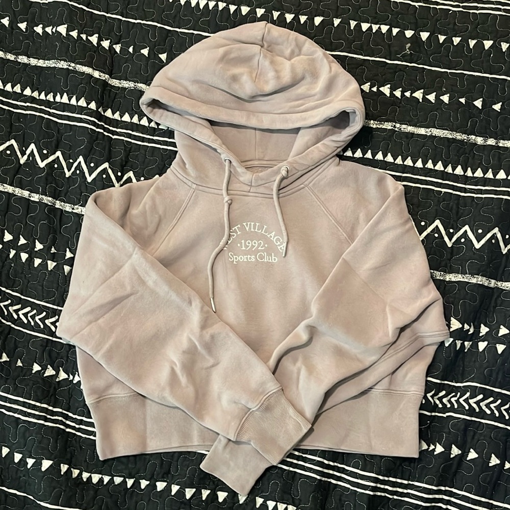 Abercrombie cropped hoodie